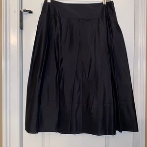 Adrienne Vittadini  taffeta skirt,size 8, fully lined with pleats.  Worn once.